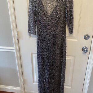 Kay Unger, long dress